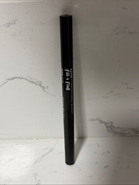 NEW W/O BOX NYX Professional Makeup Fill & Fluff Brow Pencil - Black
